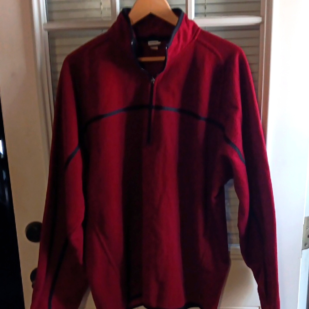 Old Navy Red Quarter-Zip Pullover